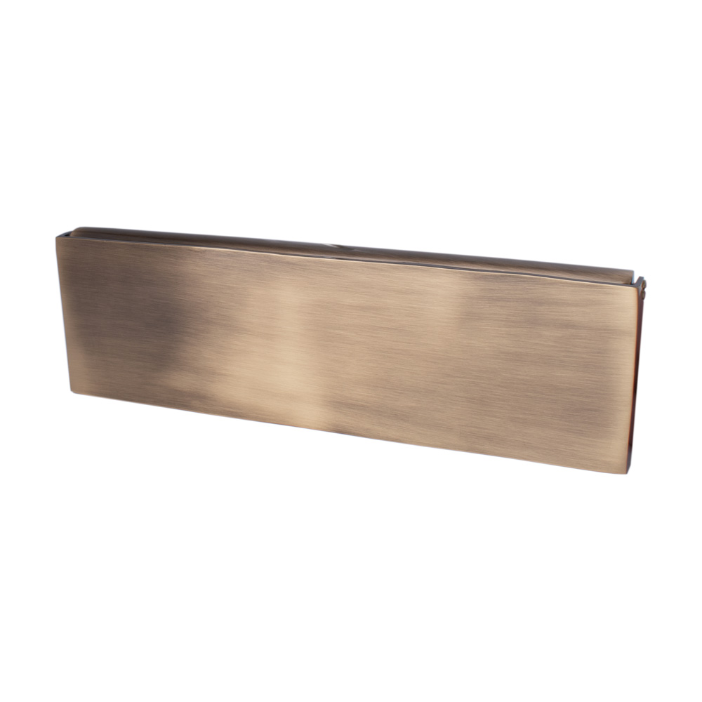 Dart Cast Brass Letter Flap to suit a 12 x 4 Inch Letter Plate - Antique Brass
